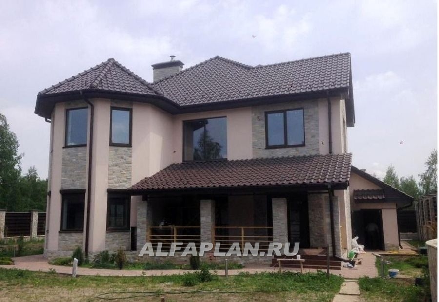 Строительство дома по проекту 93A - фото №3