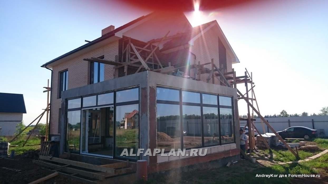 Строительство дома по проекту 95A - фото №6