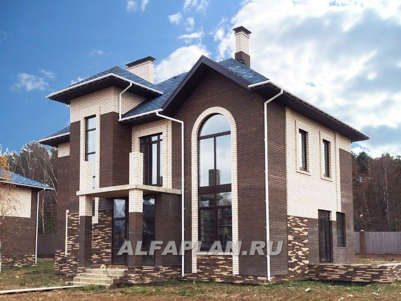 Строительство дома по проекту 96A - фото №1