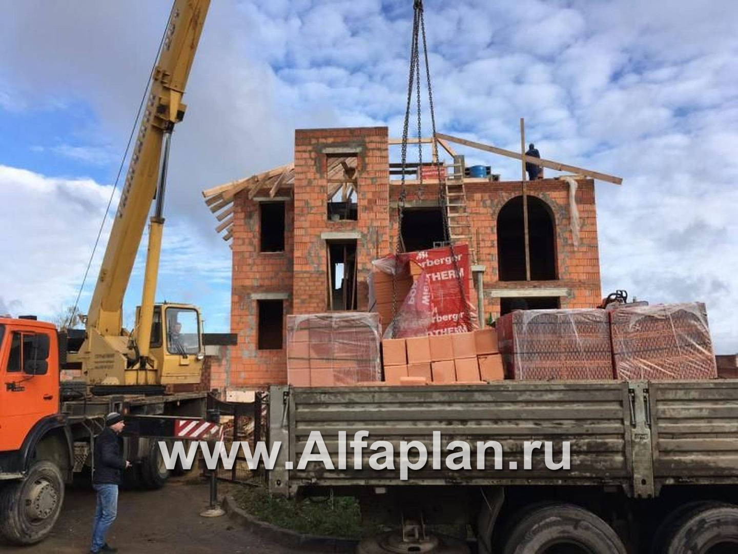 Строительство дома по проекту 96AC - фото №20