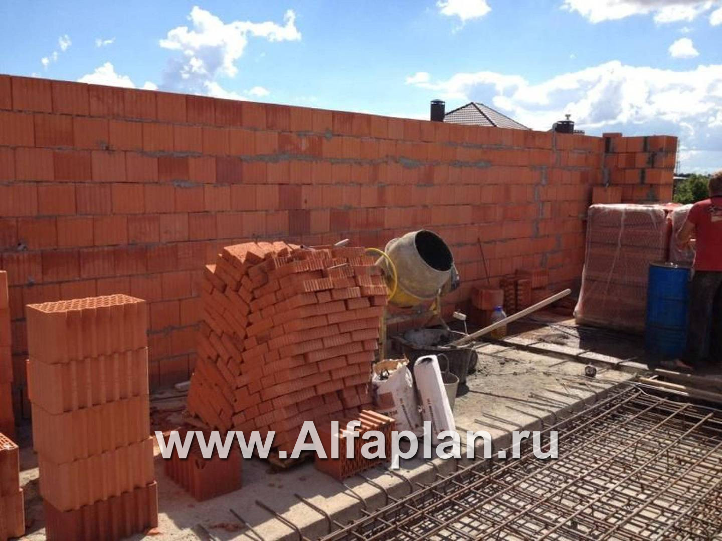 Строительство дома по проекту 96AC - фото №21