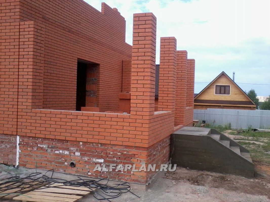 Строительство дома по проекту 99B - фото №16