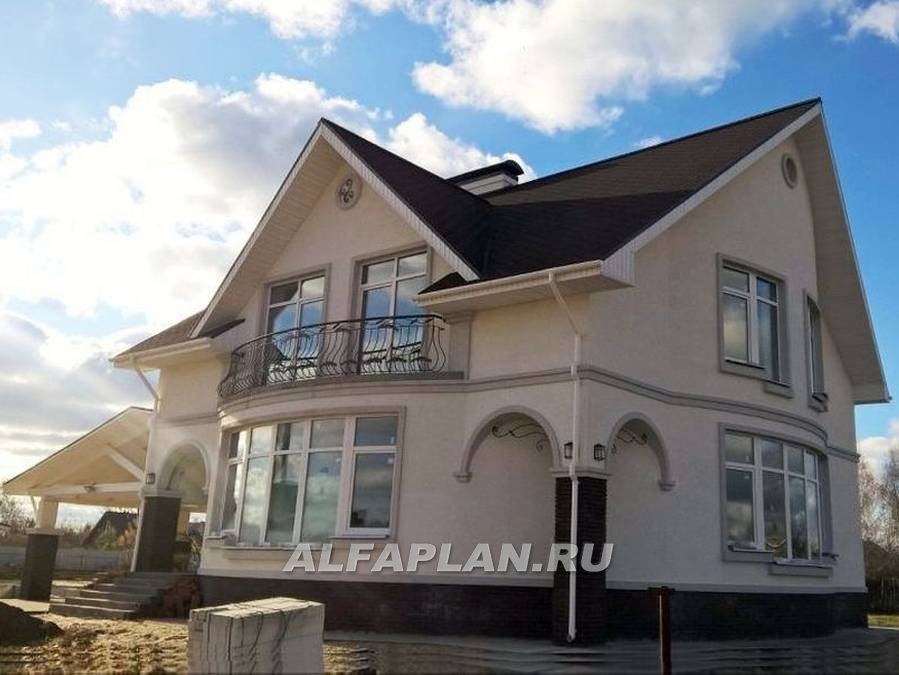 Строительство дома по проекту 104A - фото №4