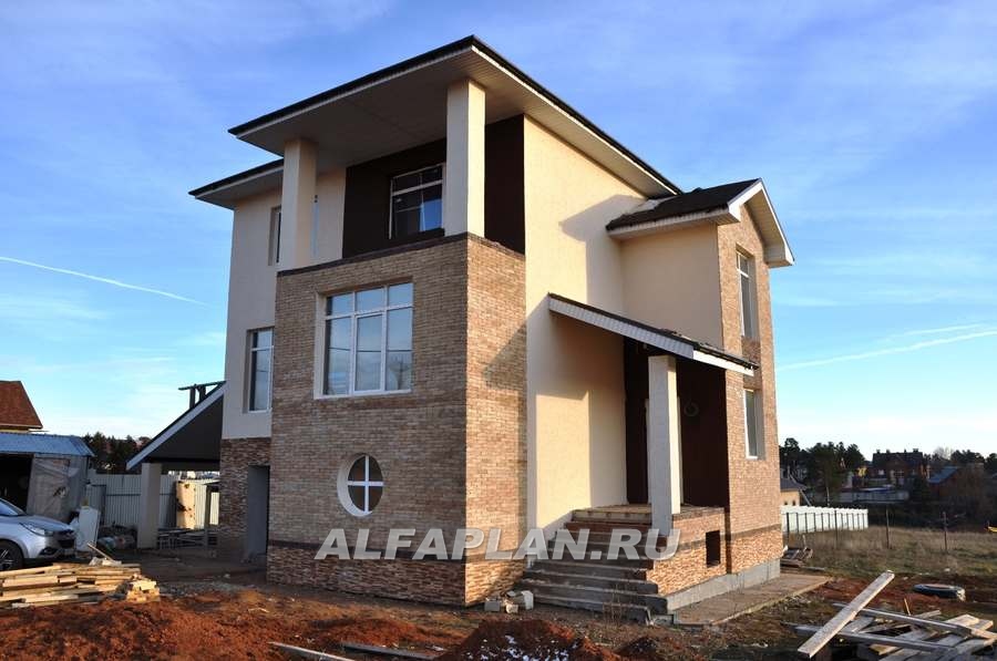 Строительство дома по проекту 105A - фото №2