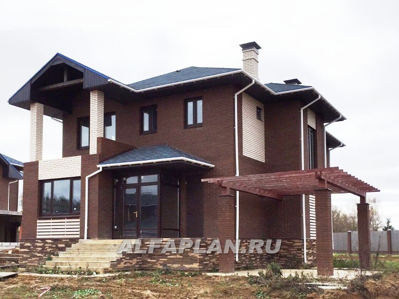 Строительство дома по проекту 106A - фото №3