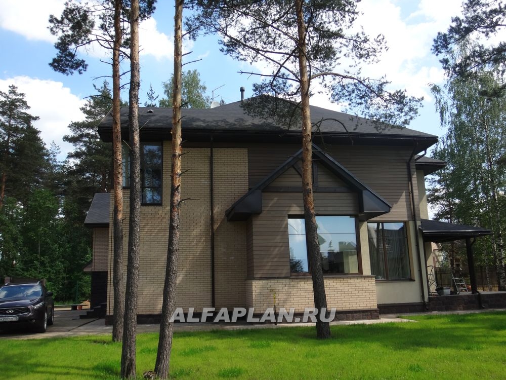 Строительство дома по проекту 107A - фото №11