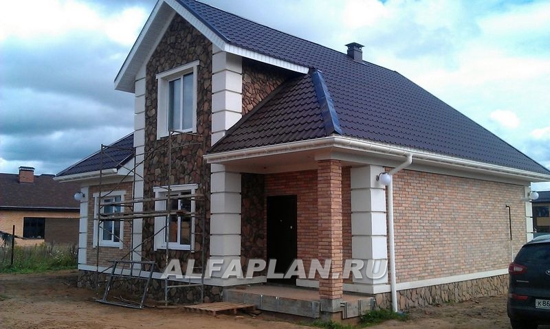 Строительство дома по проекту 110A - фото №3