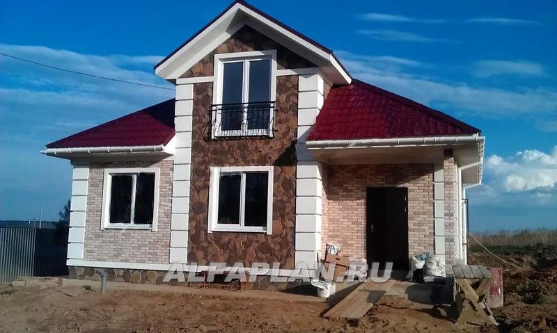 Строительство дома по проекту 110A - фото №5