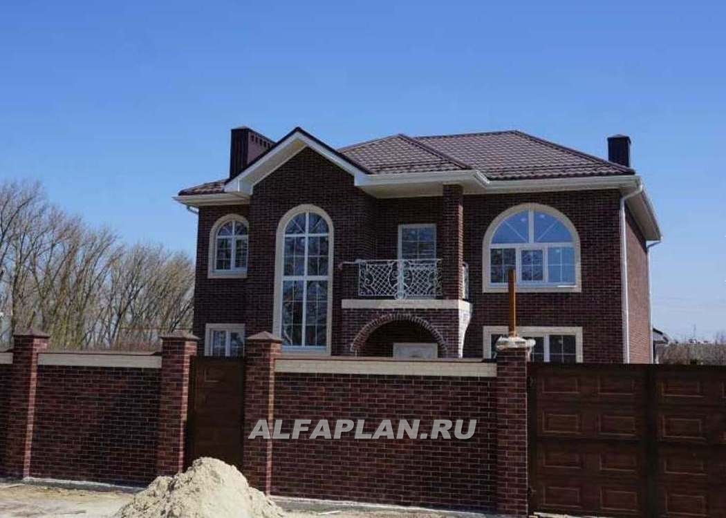 Строительство дома по проекту 317A - фото №2