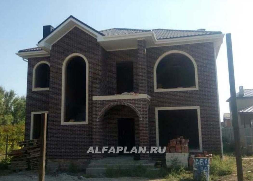 Строительство дома по проекту 317A - фото №3