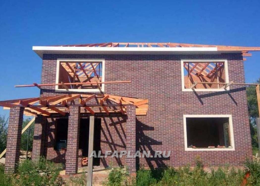 Строительство дома по проекту 317A - фото №5