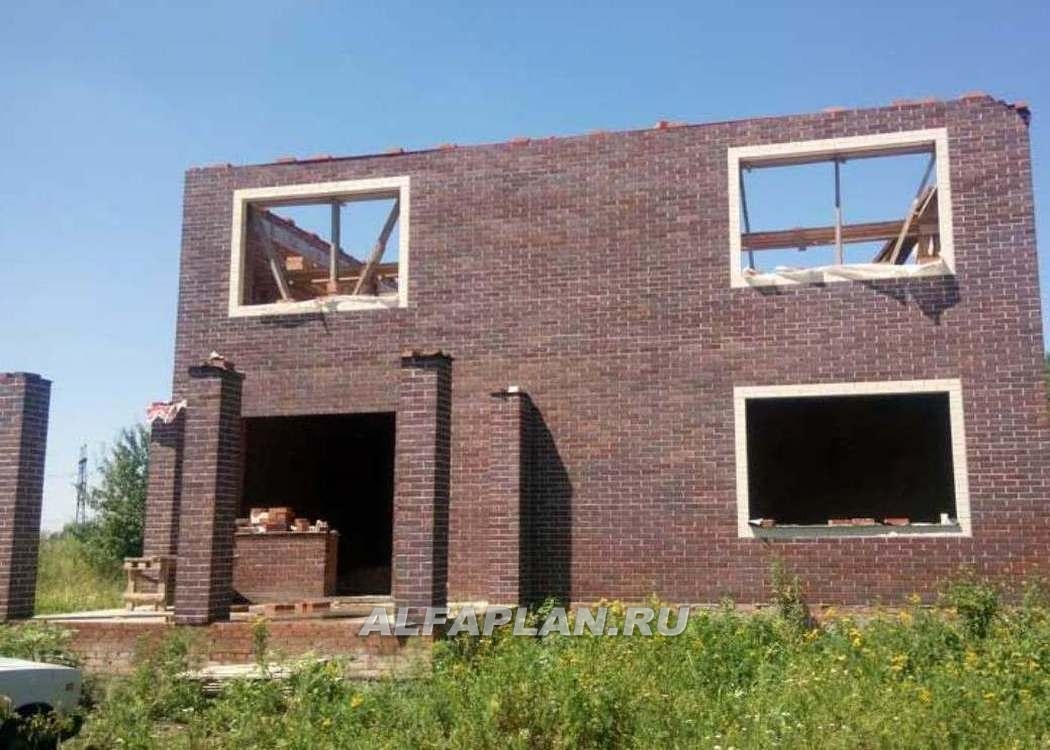 Строительство дома по проекту 317A - фото №7