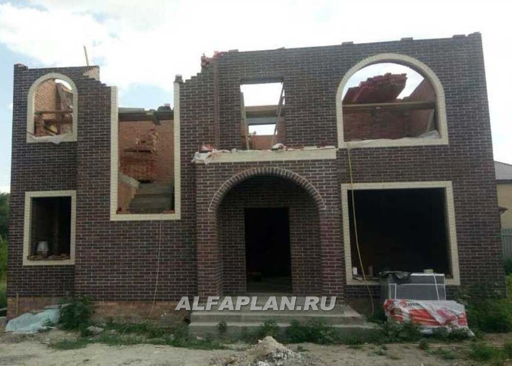 Строительство дома по проекту 317A - фото №8