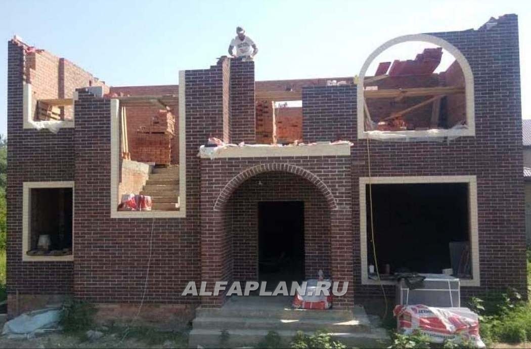 Строительство дома по проекту 317A - фото №9