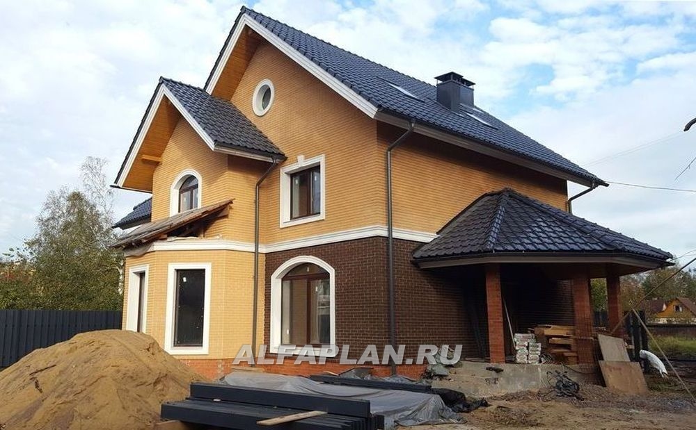 Строительство дома по проекту 503E - фото №3