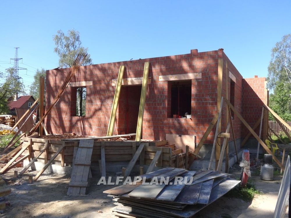 Строительство дома по проекту 503E - фото №15