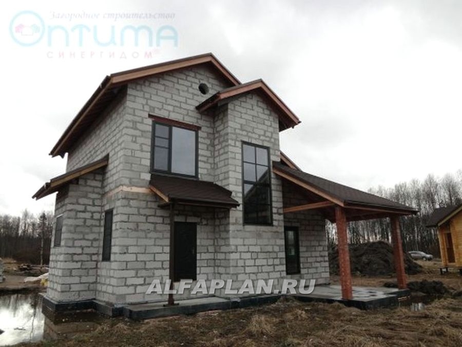 Строительство дома по проекту 491A - фото №2