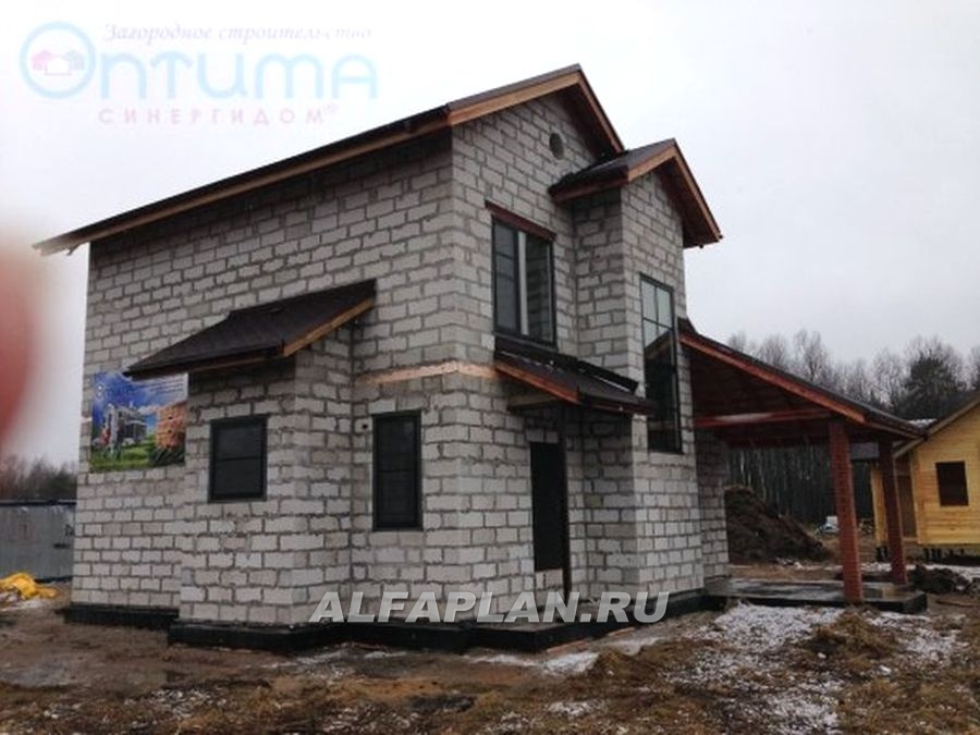 Строительство дома по проекту 491A - фото №5