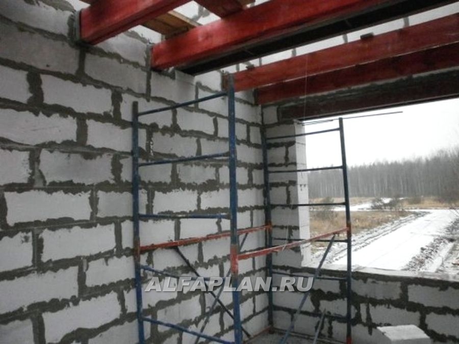 Строительство дома по проекту 491A - фото №17