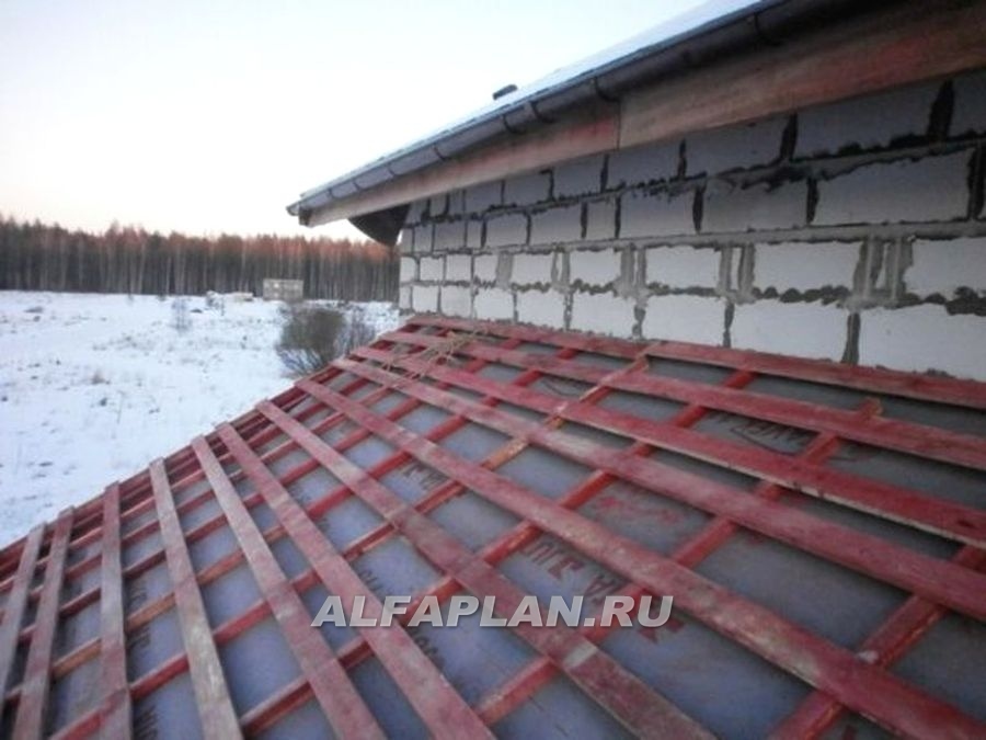 Строительство дома по проекту 491A - фото №19