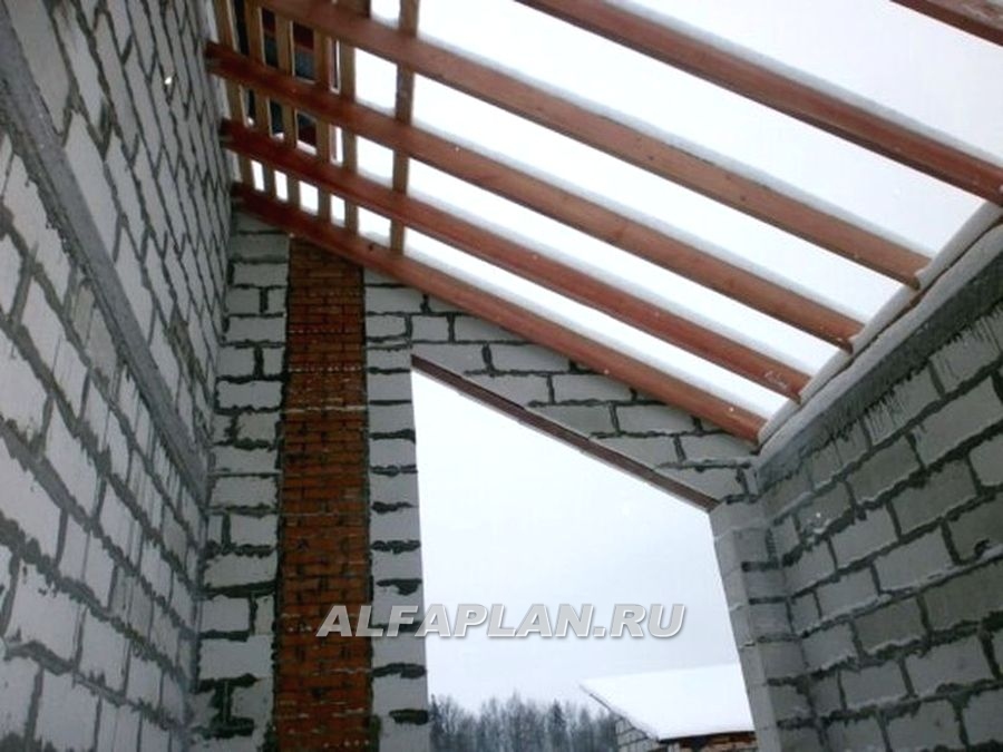 Строительство дома по проекту 491A - фото №20