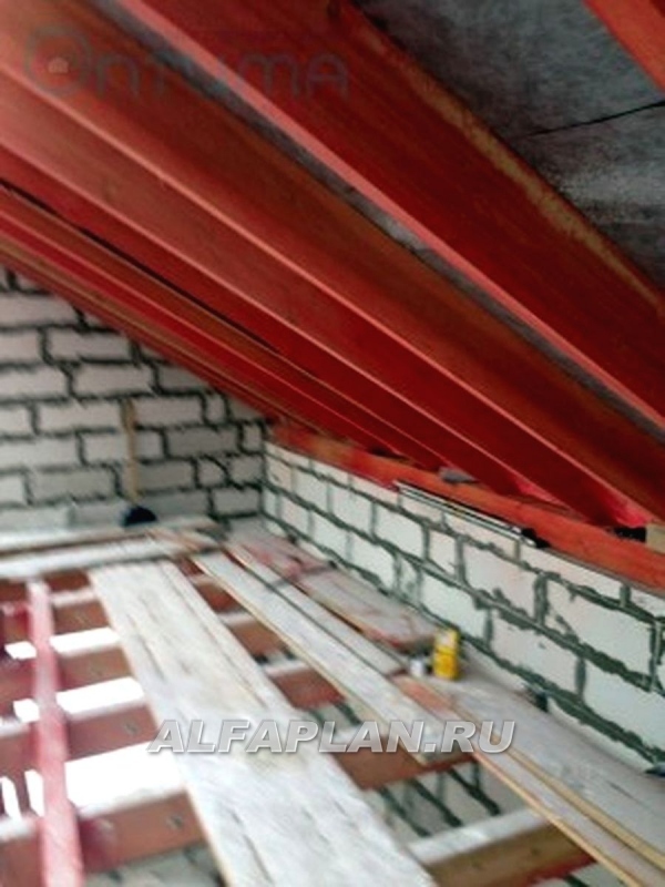 Строительство дома по проекту 491A - фото №21