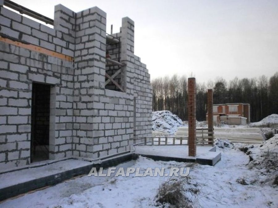 Строительство дома по проекту 491A - фото №31