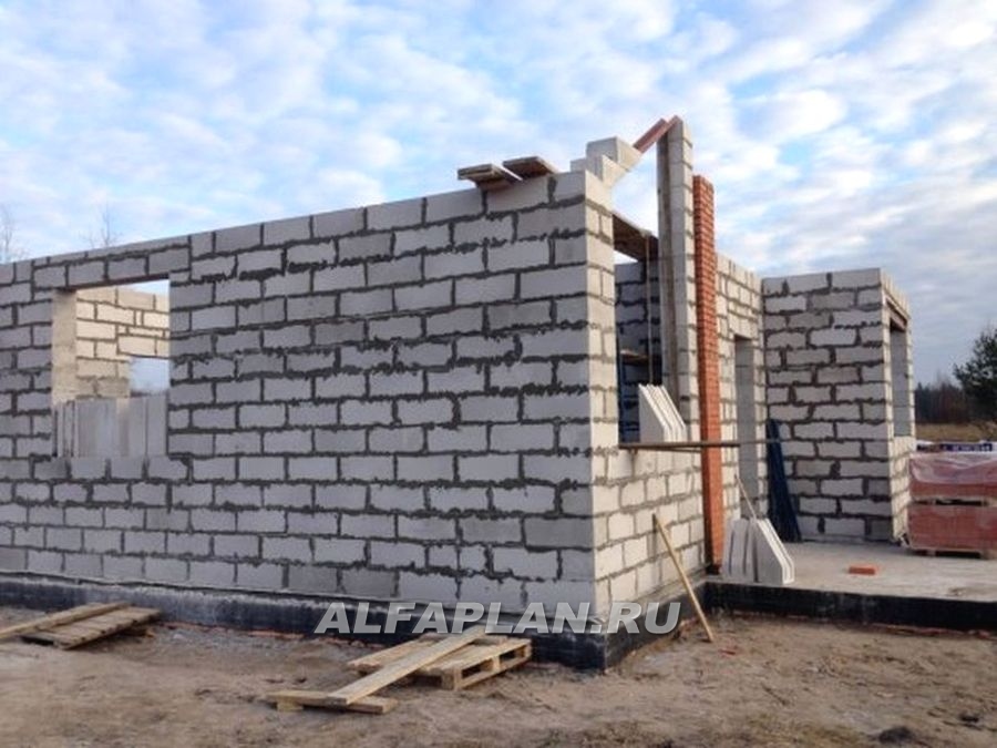 Строительство дома по проекту 491A - фото №33