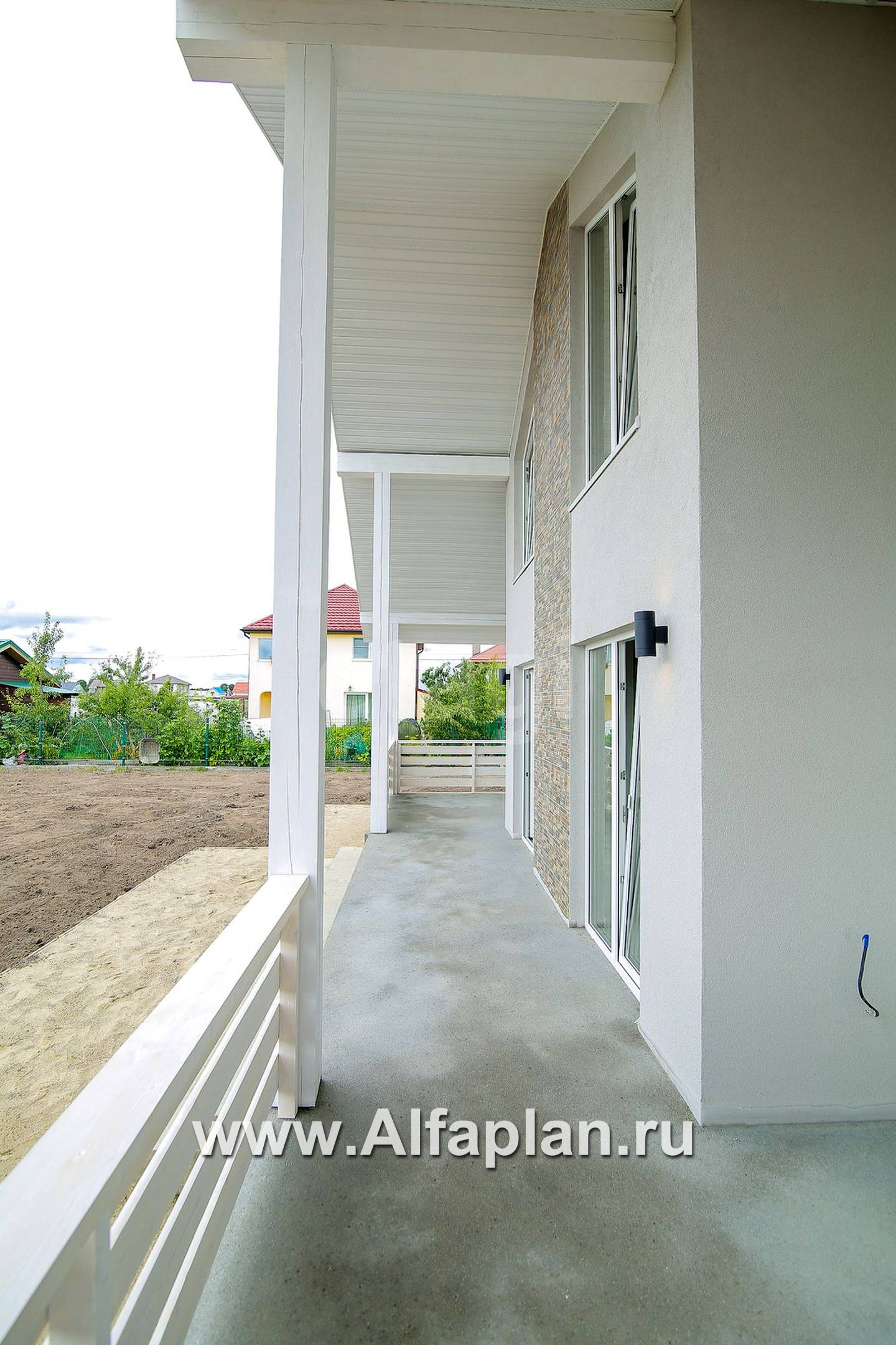 Строительство дома по проекту 490E-S - фото №6