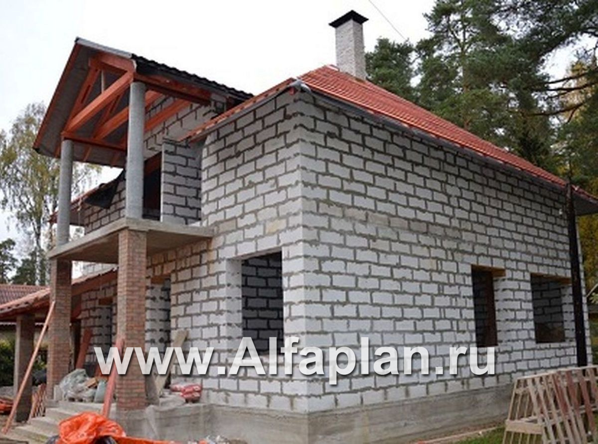 Строительство дома по проекту 142A - фото №13