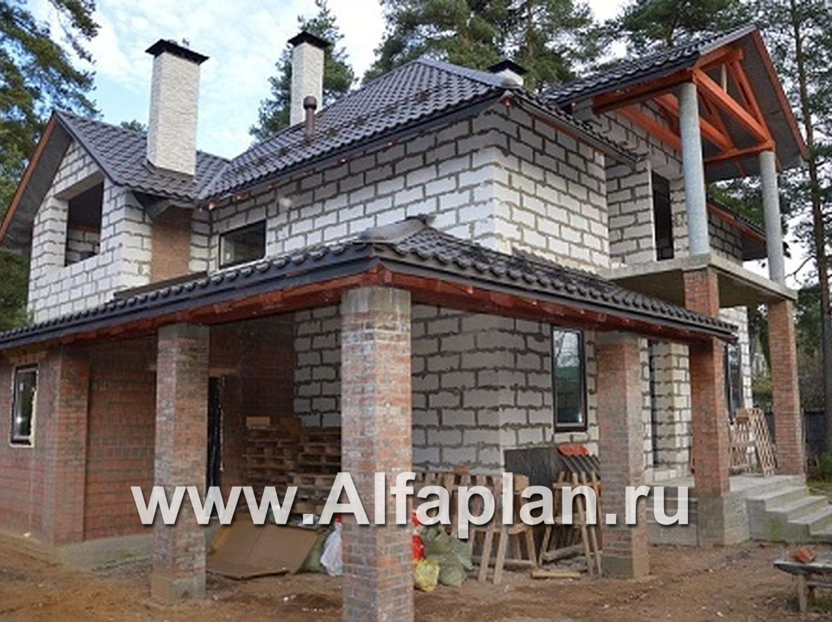 Строительство дома по проекту 142A - фото №16