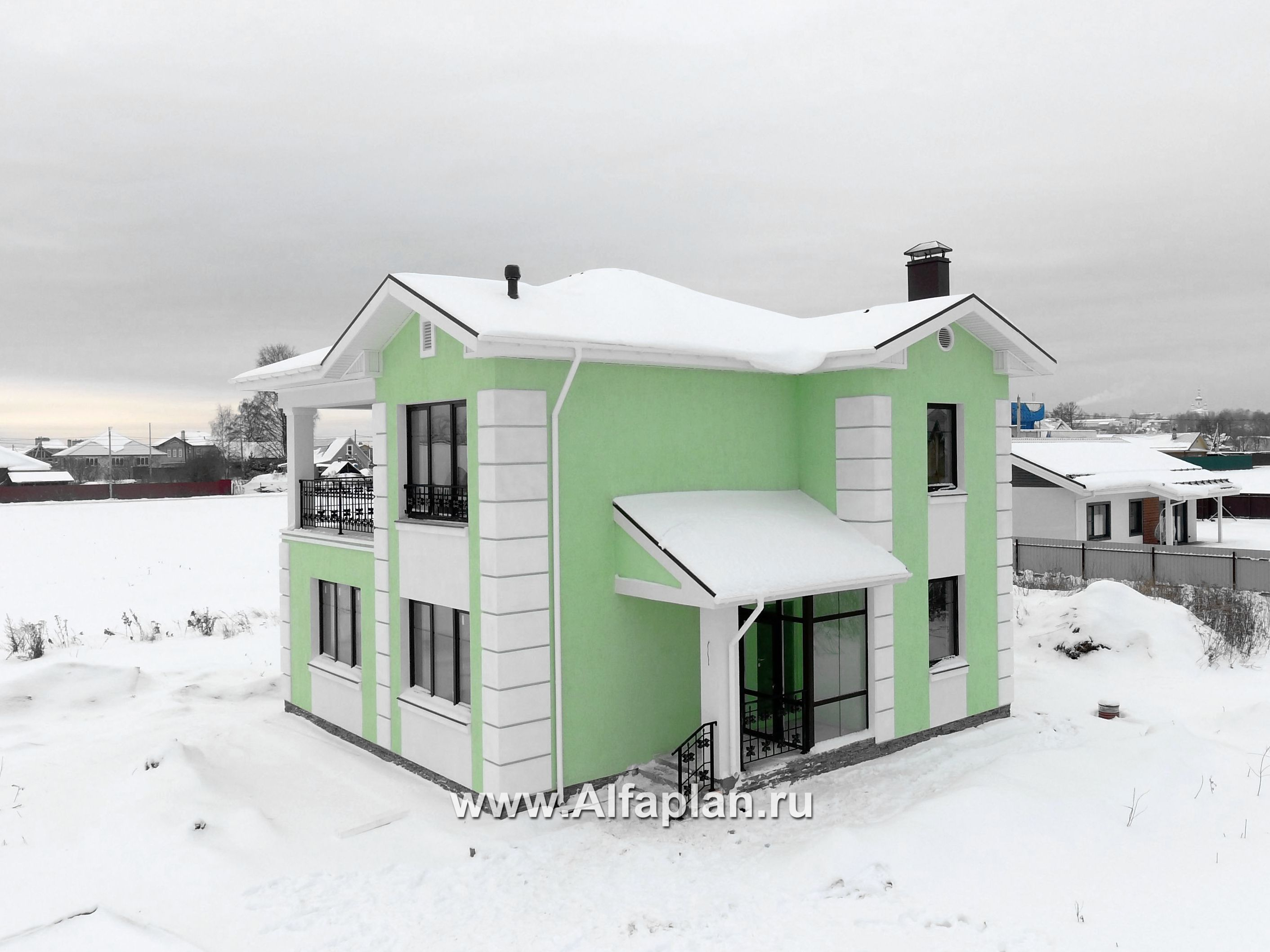 Строительство дома по проекту 157A - фото №2