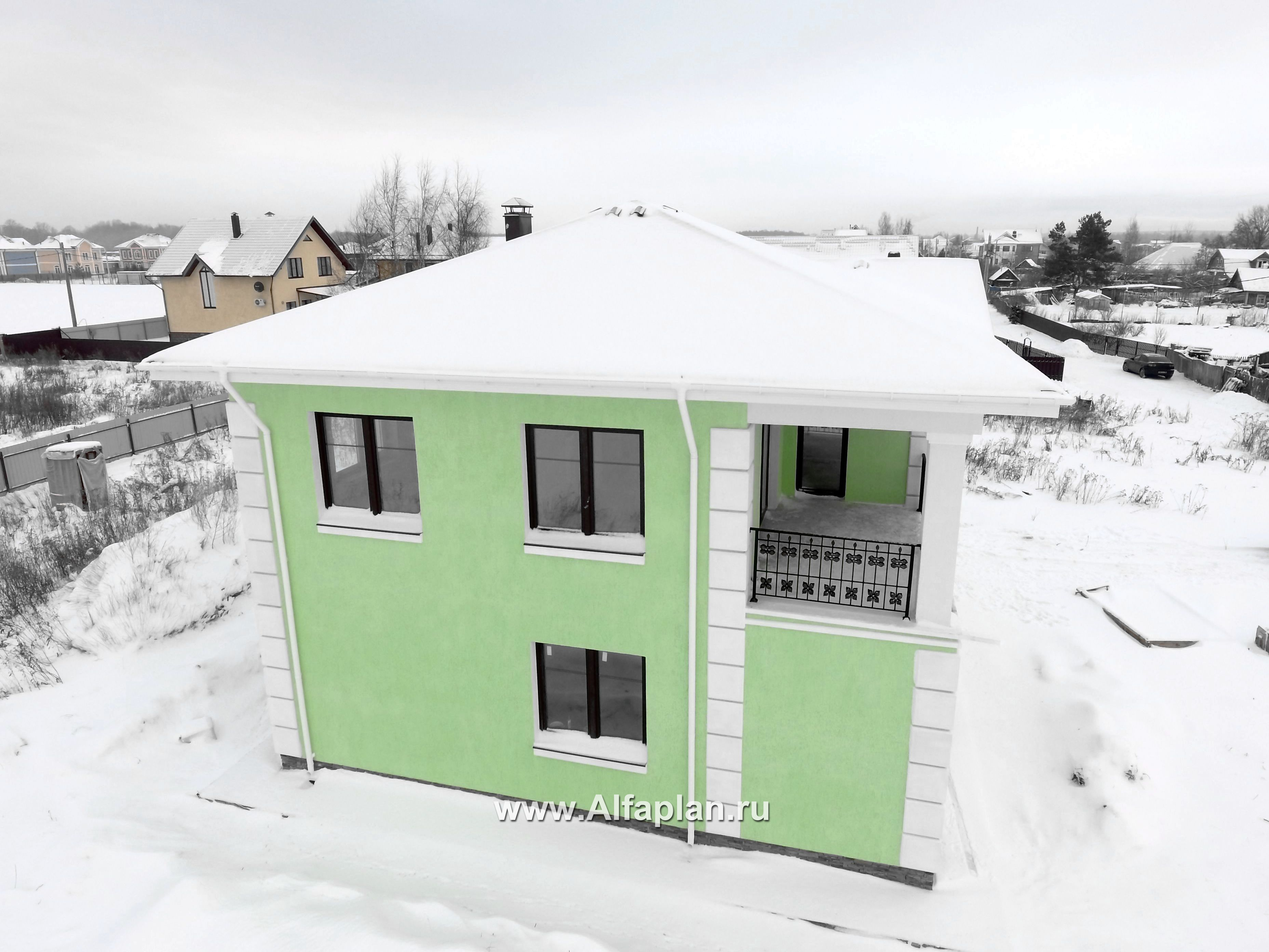 Строительство дома по проекту 157A - фото №3