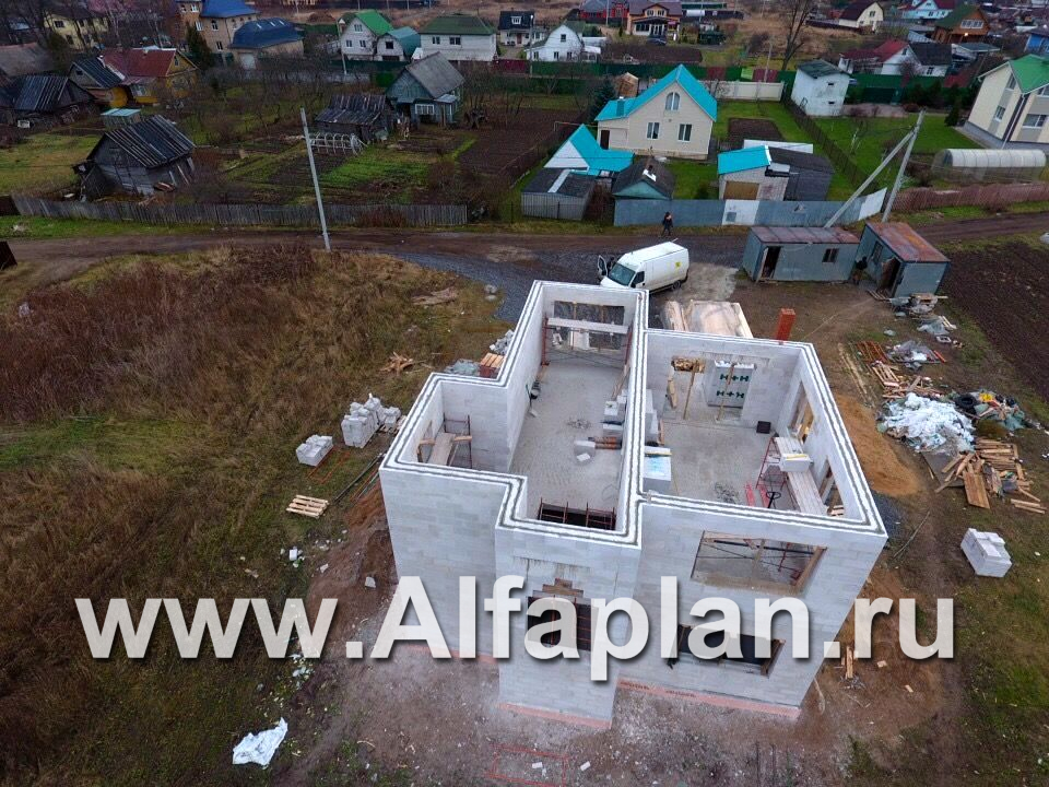 Строительство дома по проекту 157A - фото №9