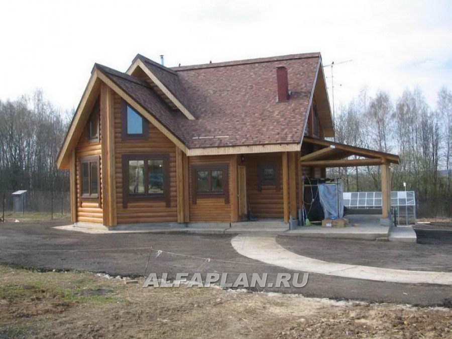 Строительство дома по проекту 34A - фото №1