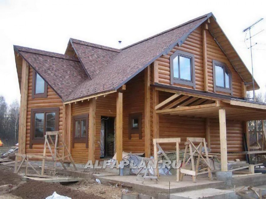 Строительство дома по проекту 34A - фото №9