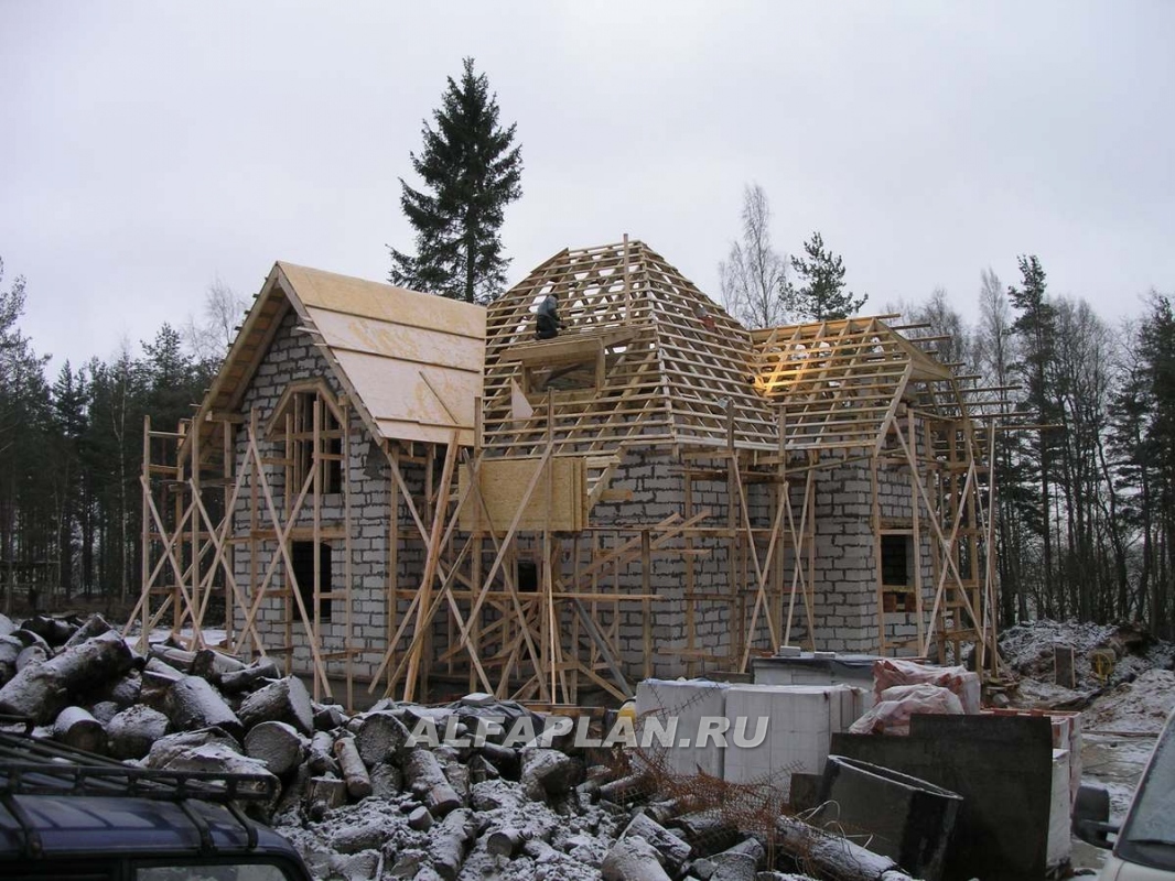 Строительство дома по проекту 38A - фото №15