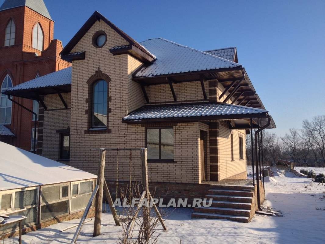 Строительство дома по проекту 43A - фото №1