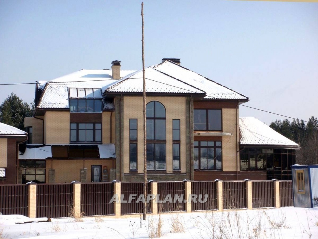 Строительство дома по проекту 58A - фото №1