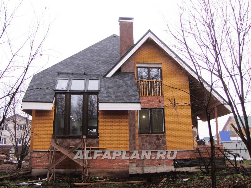 Строительство дома по проекту 66A - фото №2