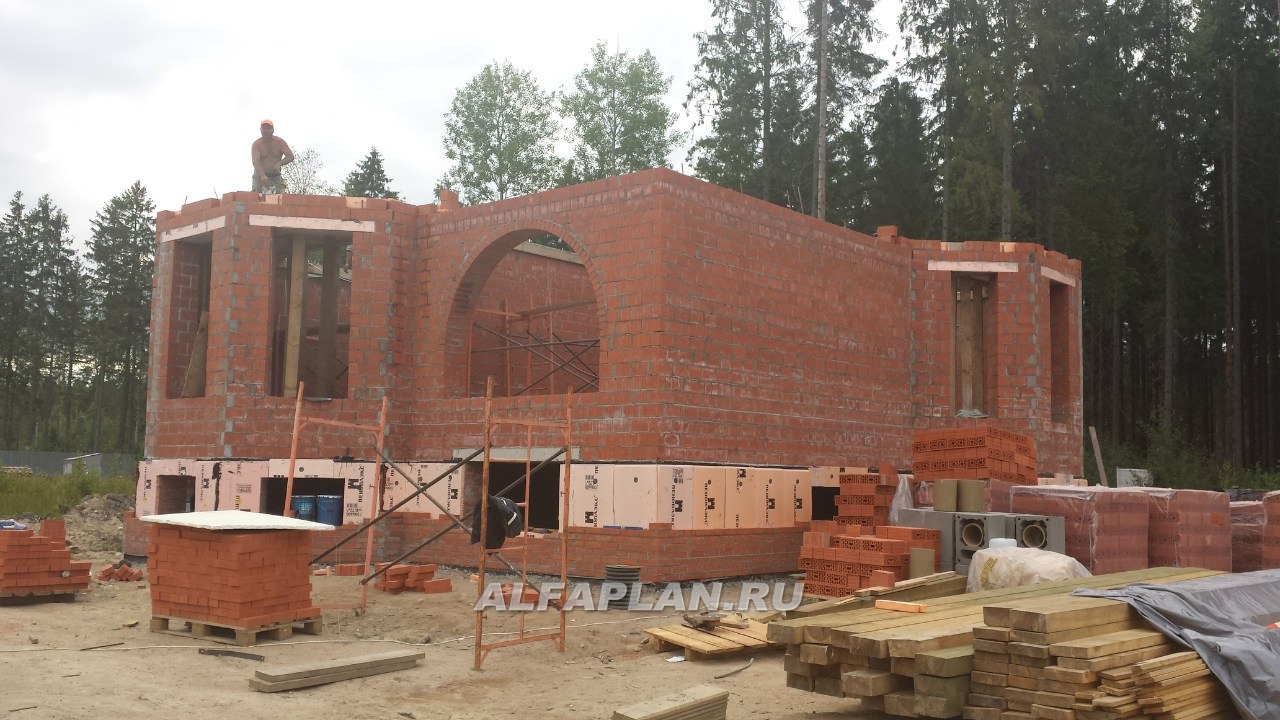 Строительство дома по проекту 70B - фото №10