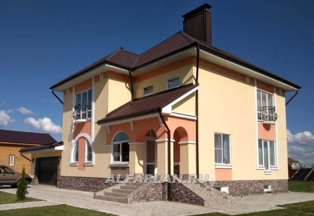 Строительство дома по проекту 76A - фото №1