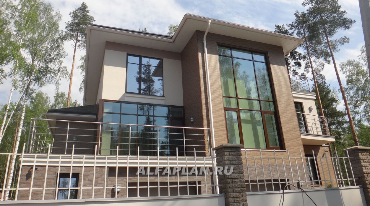 Строительство дома по проекту 77A - фото №1