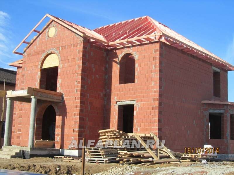 Строительство дома по проекту 78A - фото №4