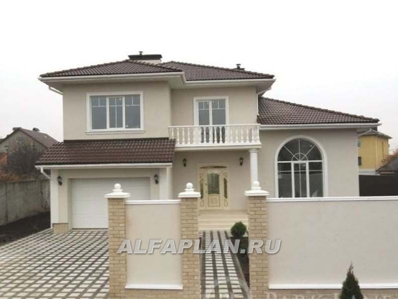 Строительство дома по проекту 86A - фото №1