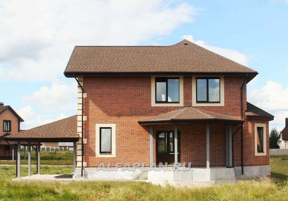 Строительство дома по проекту 87A - фото №2