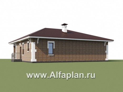 Проекты домов Альфаплан - Дом для отдыха (SPA-комплекс) с бассейном - превью дополнительного изображения №1