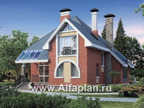 Проекты домов Альфаплан - Коттедж с окнами верхнего света - превью дополнительного изображения №1
