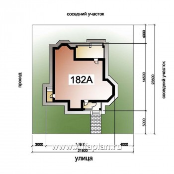 Проекты домов Альфаплан - «Зальцбург» - рациональный план дома, двускатная крыша - превью дополнительного изображения №4