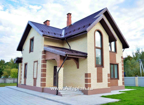 Проекты домов Альфаплан - «Приоритет»-  элегантный коттедж , удобный план дома - превью дополнительного изображения №4